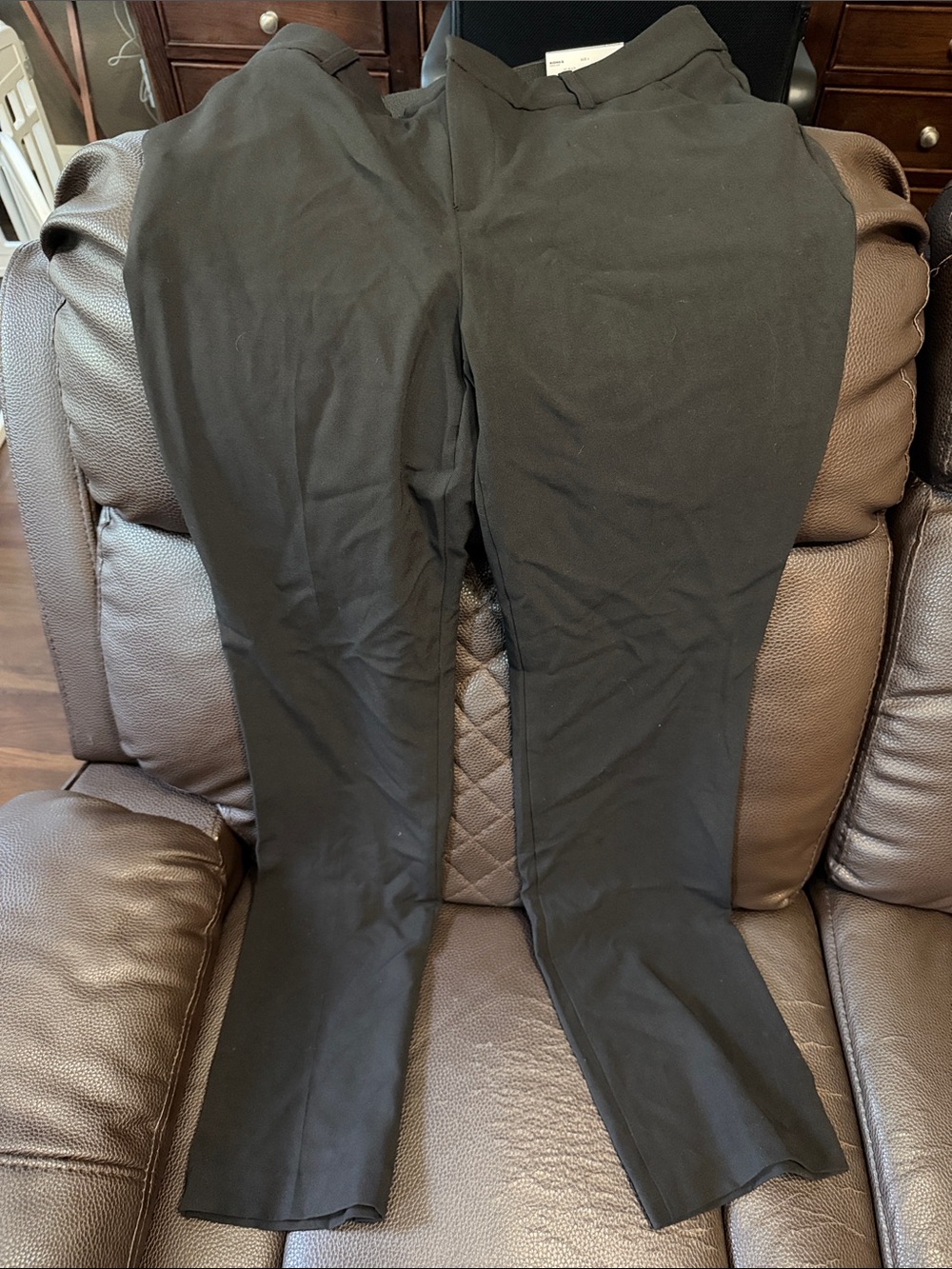 Nine West Men's Black Dress Pants - Slim Straight